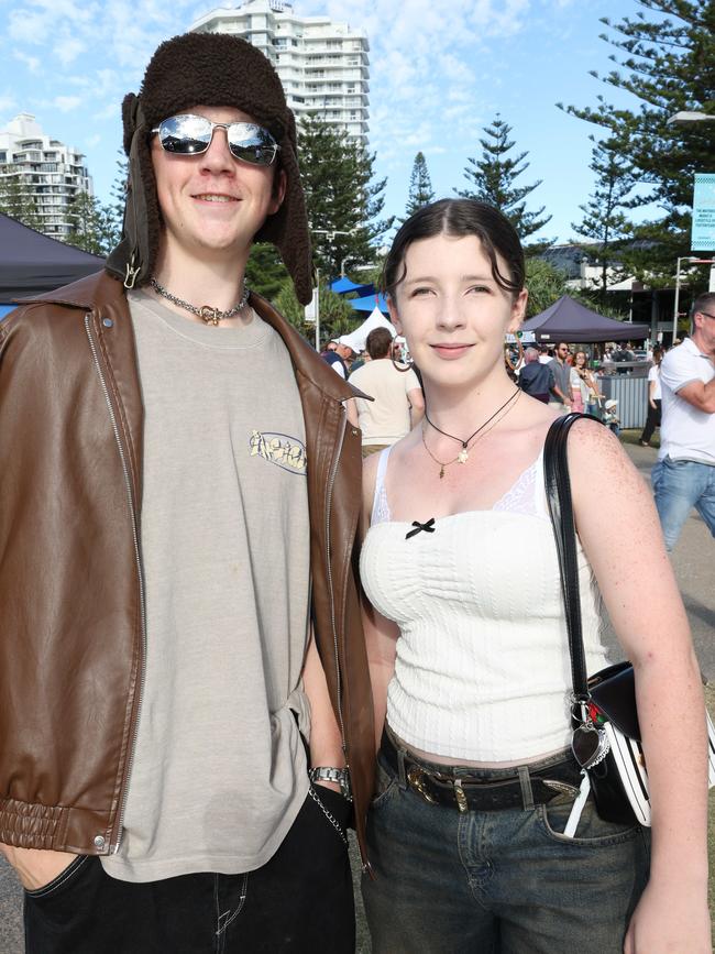 Rhys and Daina Langheim at Cooly Rocks On festival. Picture: Annette Dew