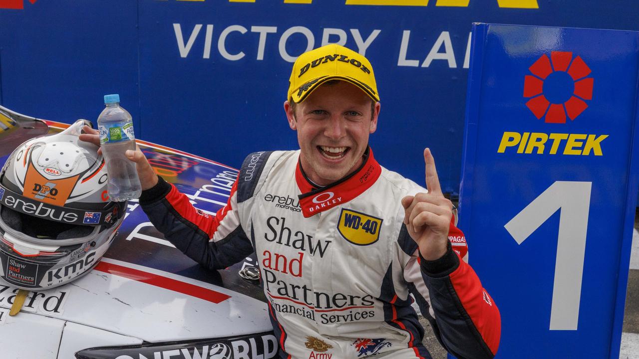 Will Brown after his first win in Supercars during the BP Ultimate Sydney SuperSprint last year. Picture: Supercars/Edge Photographics