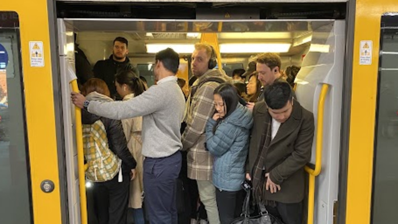 Commuters are facing delays on Sydney’s train network after urgent track repairs at a major station. Picture: NCA NewsWire