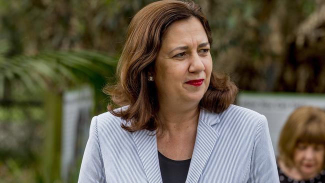 Premier Annastacia Palaszczuk is under fire for her Government’s decision to fast-track controversial protester laws. Picture: Jerad Williams