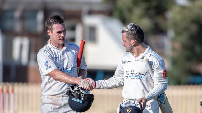 Sutherland cricket club have big ambitions for this Premier Cricket season. Jarryd Biviano and Chris Williams will be key to their goals. Pic: Supplied