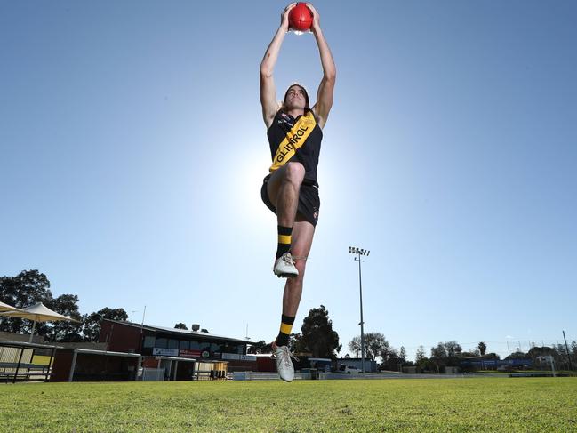 1.7.2020.Glenelg football recruit Luke Parks.Luke pictured at Glenelg Oval. PIC TAIT SCHMAAL.