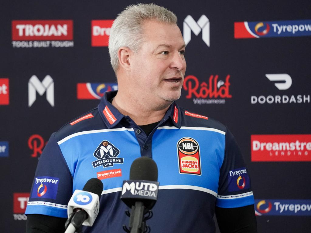 Melbourne United coach Dean Vickerman has turned his attention to securing a gun import to help complete his roster. Picture: Melbourne United Media