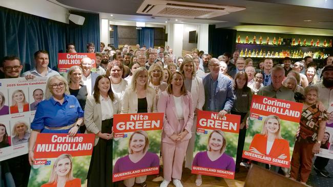 Labor Senate ticket launch on Thursday night in New Farm. Picture: Facebook