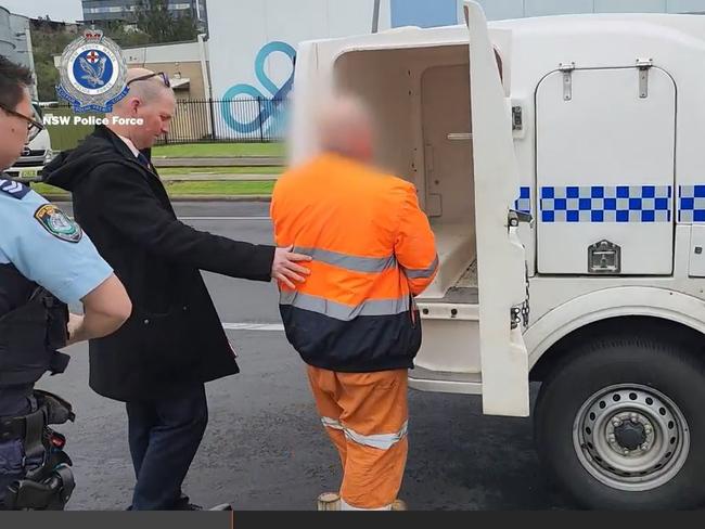 Sex Crimes Squad detectives charge Central Coast man for allegedly possessing child abuse material. Picture: NSW Police