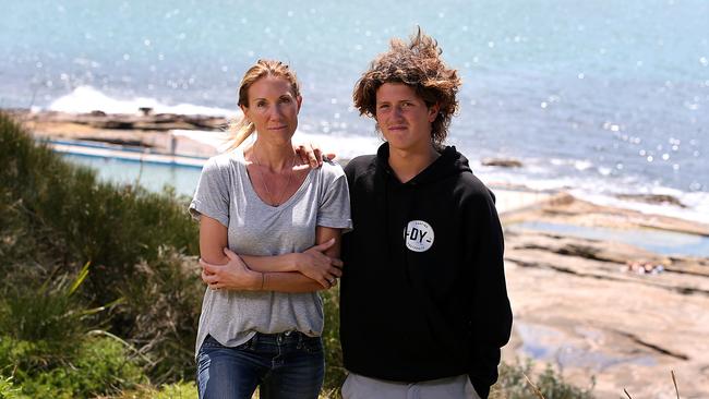 ‘I’ve felt a sense of hopelessness’: Claire Ward and her son James. Picture: Jane Dempster