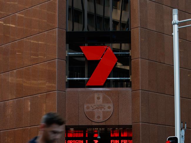 SYDNEY, AUSTRALIA - NewsWire Photos MAY 29, 2023: General vision of the Seven studios in Martin Place on Monday. David Koch will be leaving the popular Sunrise breakfast show after 21 years. Picture: NCA NewsWire / Nikki Short