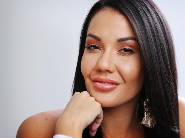 Pictured for The Saturday Telegraph, BW Magazine.  Married At First Sight's (MAFS) Davina Rankin pictured at her home in Brisbane. Picture Rohan Kelly