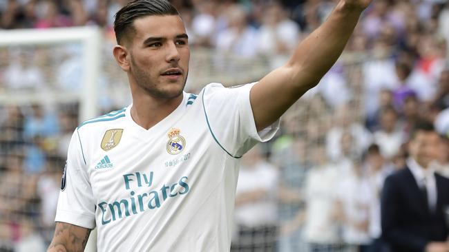 Real Madrid's French new player Theo Hernandez.