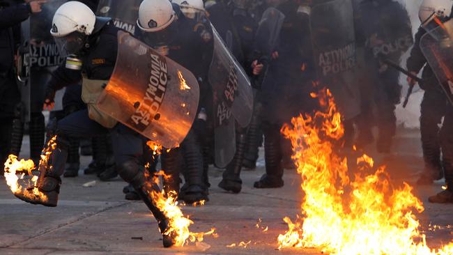 Greece went through this in 2012. Picture: Thanassis Stavrakis/AP