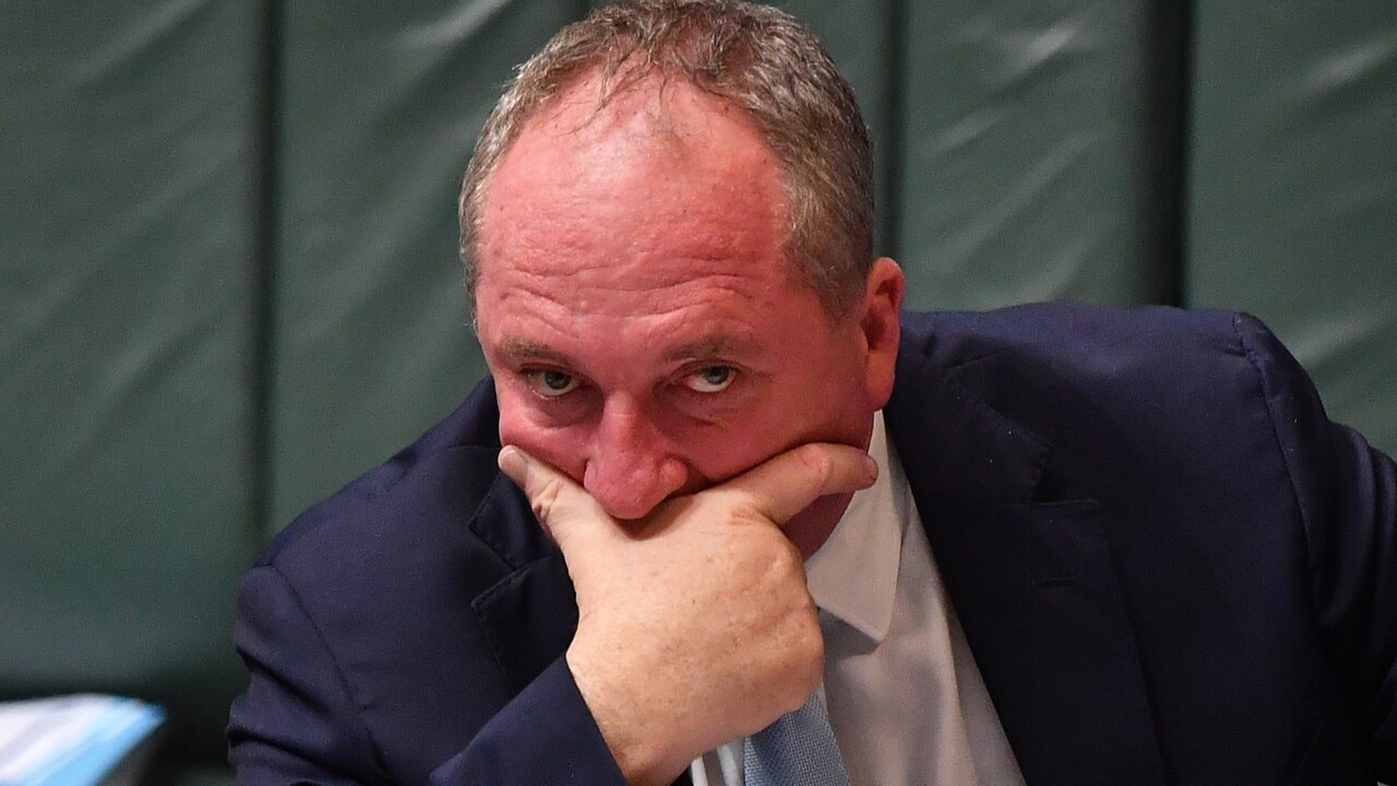 Barnaby Joyce ‘deeply embarrassed’ over footpath incident