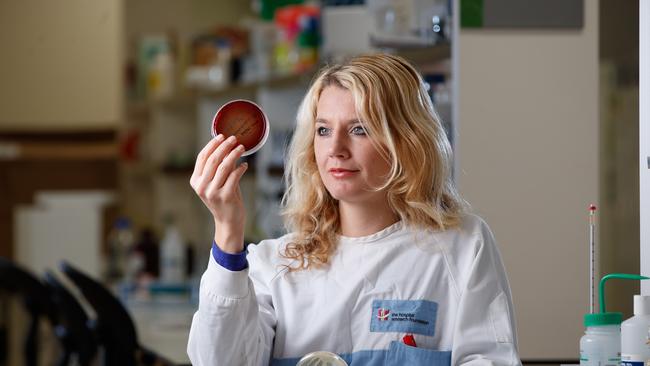 Katharina Richter is investigating novel treatments to halt the global rise of ”Superbugs”, antibiotic-resistant bacteria. Picture Matt Turner.