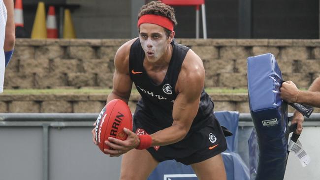 Ed Curnow has long been an underrated Supercoach contributor. Picture: Carlton FC. 