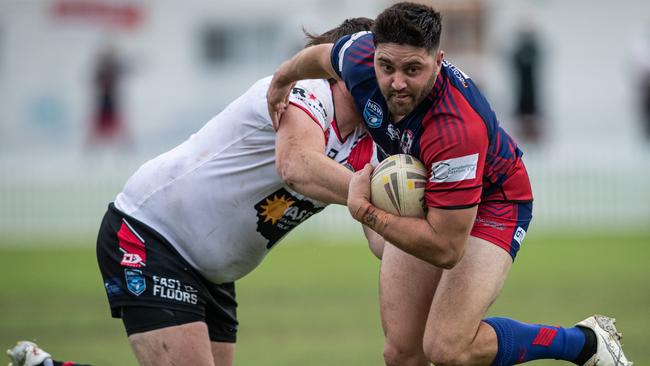 Leon Longbottom for Campbelltown Collegians. Pic by Julian Andrews.