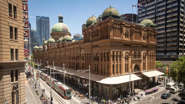 Stately splendour.... the Queen Victoria Building in George Street.