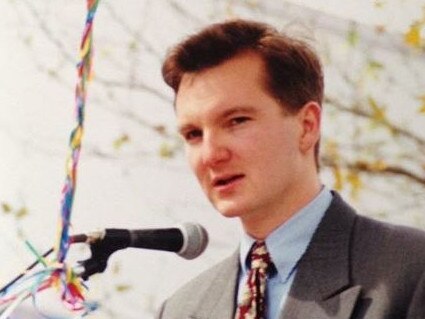 Chris Bowen in his Young Labor days . Source: Bowen's Instagram