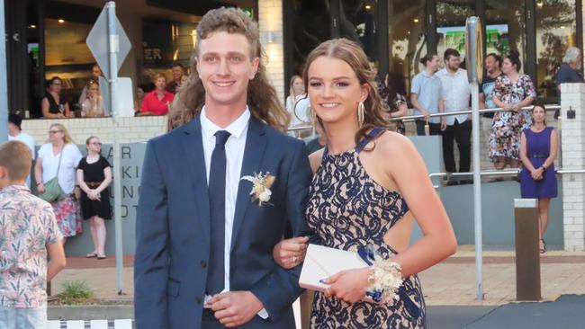 Urangan State High School students celebrating their formal.