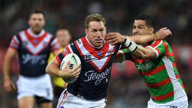 The Roosters and Rabbitohs will clash on Friday night in Round 3. Picture: Joel Carrett