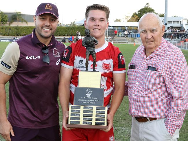 PBC SHS win, PBC SHS vs Ipswich SHS, Langer Trophy schoolboy rugby league final, Langlands Park, Greenslopes. Picture: Liam Kidston.