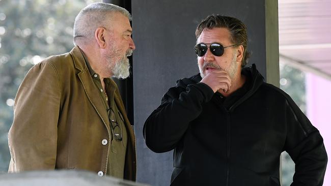 Richo is close to Rabbitohs co-owner Russell Crowe. Photo: AAP Image/Joel Carrett