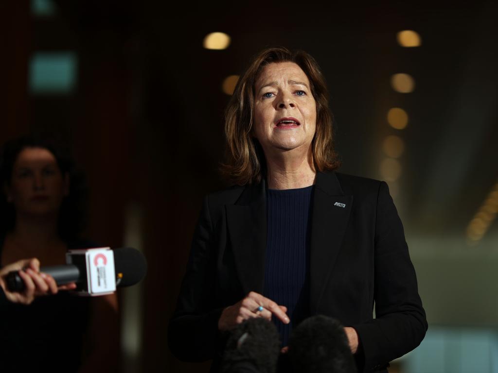 ACTU president Michele O'Neil says even women who aren’t particularly engaged in politics care about the cost of living. Picture: NCA NewsWire / Gary Ramage