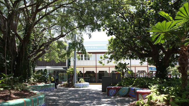 Cairns is by no arid wasteland, as these large shady fig trees in the Shields St mall attest. Picture: Brendan Radke