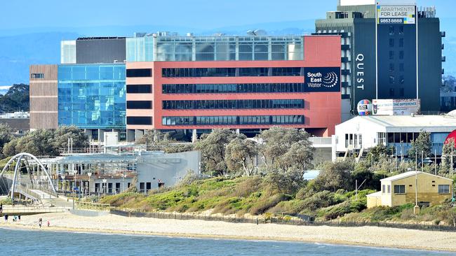 South East Water’s controversial building on Wells Street in Frankston. Picture: Derrick den Hollander