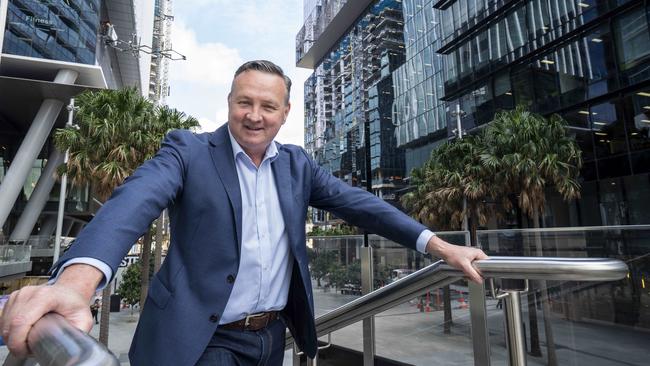 Western Sydney Business Chamber executive director David Borger at Parramatta Square. Picture: Matthew Vasilescu