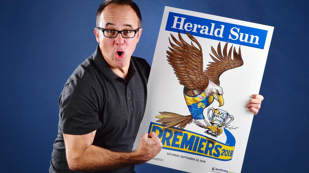 Mark Knight 2018 AFL Premiership Poster Where to buy Herald Sun