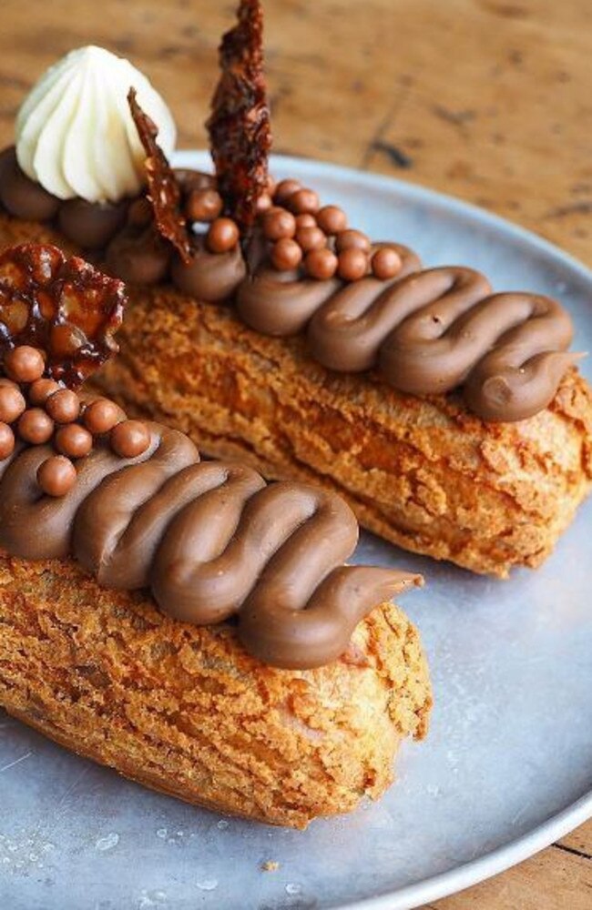 Mocha eclairs. Yummo.