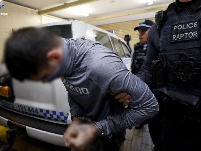 Fugitive Mark Horne has been extradited from Northern Territory to NSW- opening the door for his four co-accused to face court. Picture: NSW Police