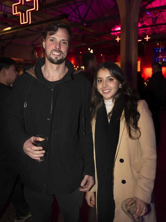 Dark Mofo 2023. Winter Feast. Carlos Behrendt and Tatiana Yanez. Picture: Caroline Tan