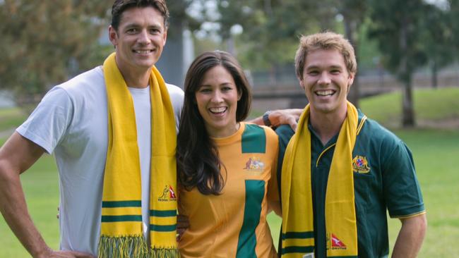 Brendon Julian, Mel McLaughlin and Lincoln Lewis.