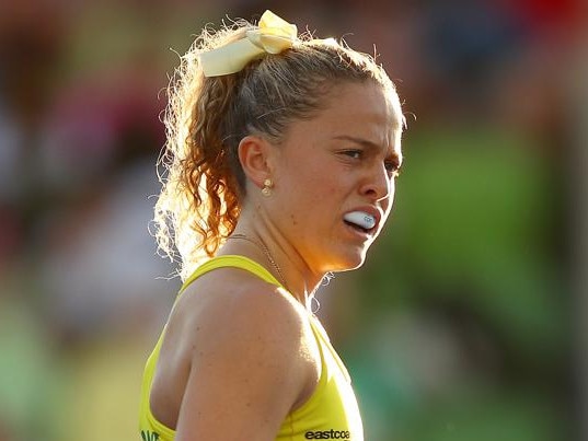 Rosie Malone in action for the Hockeyroos. Picture: Supplied