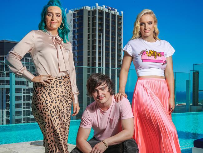 Queensland band Sheppard are among the artists set to battle it out to be win the chance to be our Eurovision representative. Picture: NIGEL HALLETT