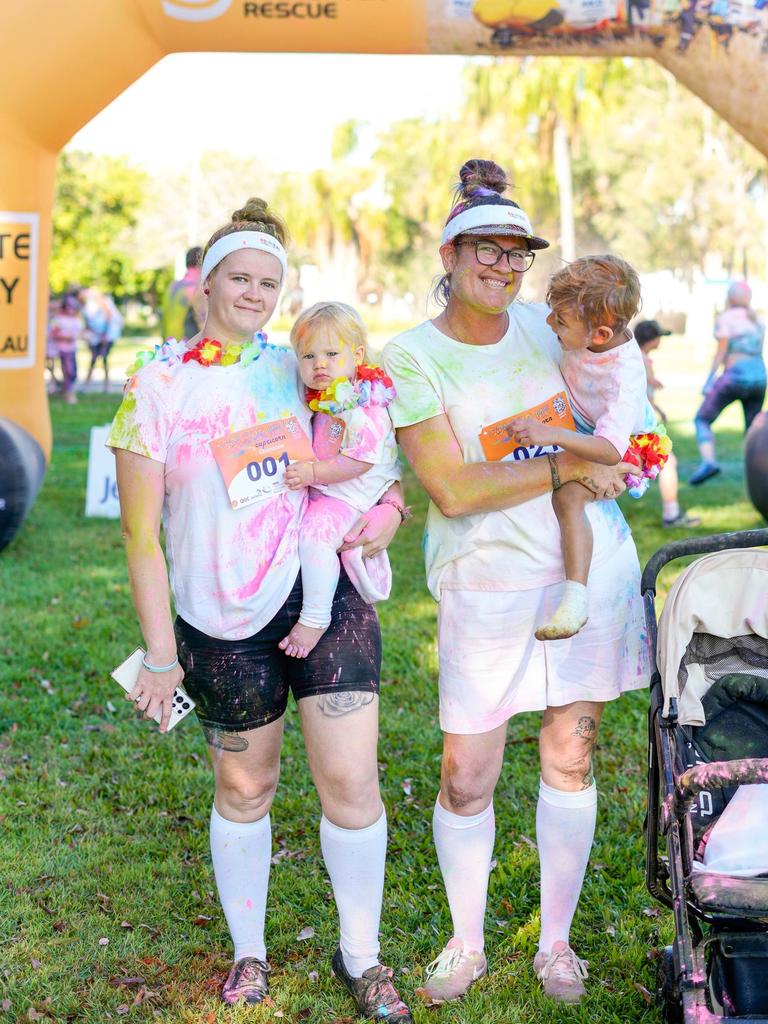 Photos from Cherryandjun Photography of the 2023 Gladstone Colour Me Capricorn fun run for the RACQ CapRescue.
