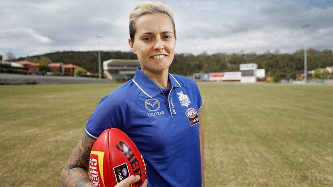 North Melbourne is confident Moana Hope can be a “real asset” in the AFLW this year. Picture: Richard Jupe