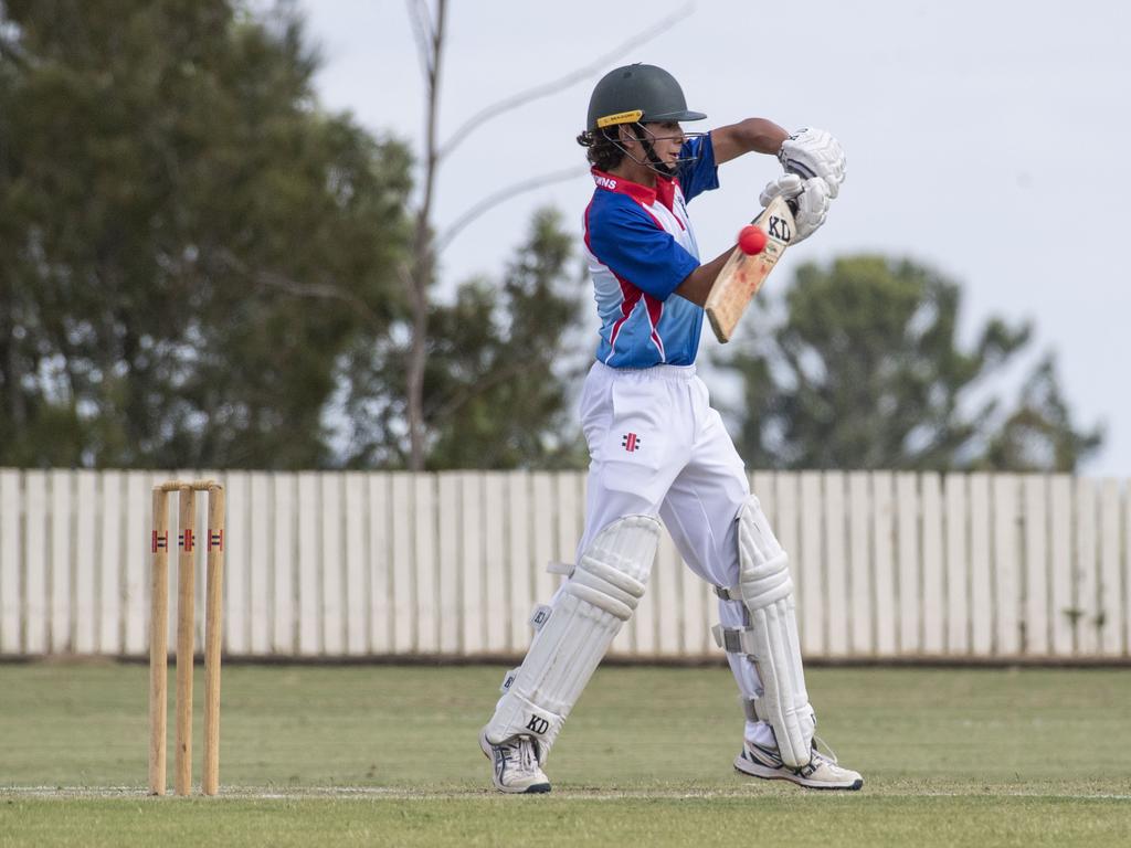 Rohan Brady bats for Darling Downs. Picture: Nev Madsen