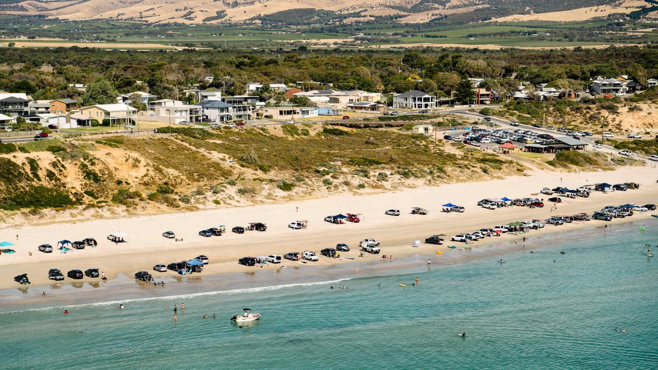 Drivers will have to pay $12 to access the beach this summer in the Onkaparinga area. Picture: Morgan Sette