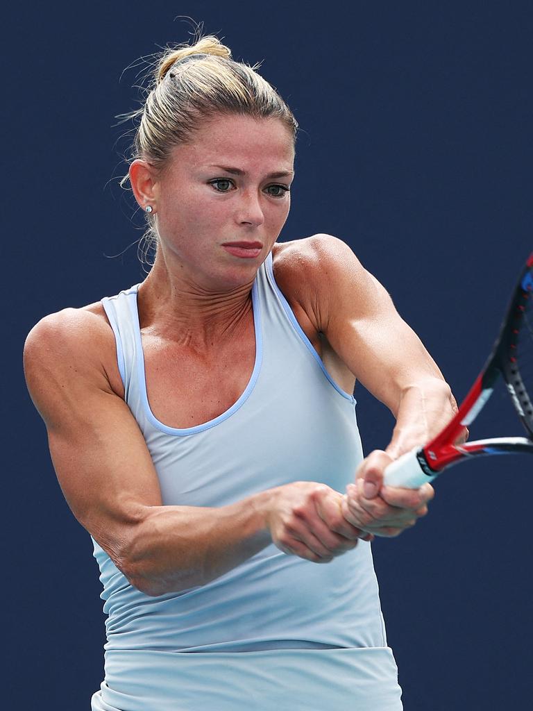 Camila Giorgi of Italy. Photo by AL BELLO / GETTY IMAGES.