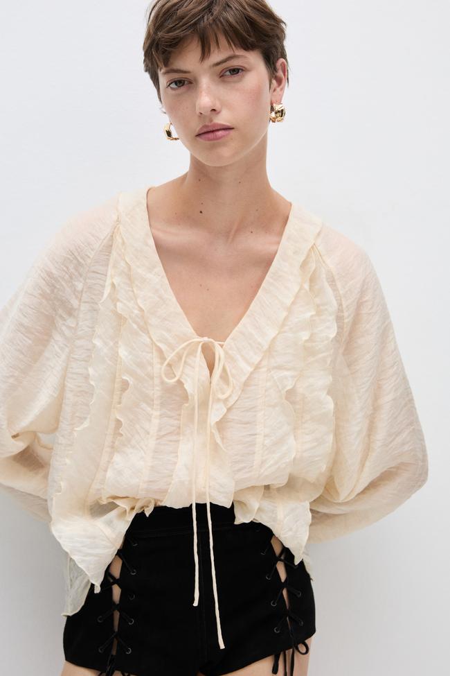 MNG blouse with bowShop now for $99.95
