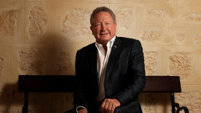 Andrew Forrest’s bid has been challenged by BHP. Picture: Colin Murty