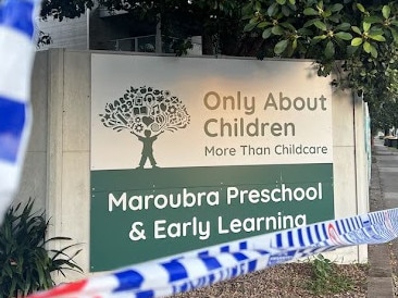 A Maroubra childcare centre was firebombed and was sprayed with anti-Semitic graffiti on Tuesday morning. Picture: ABC