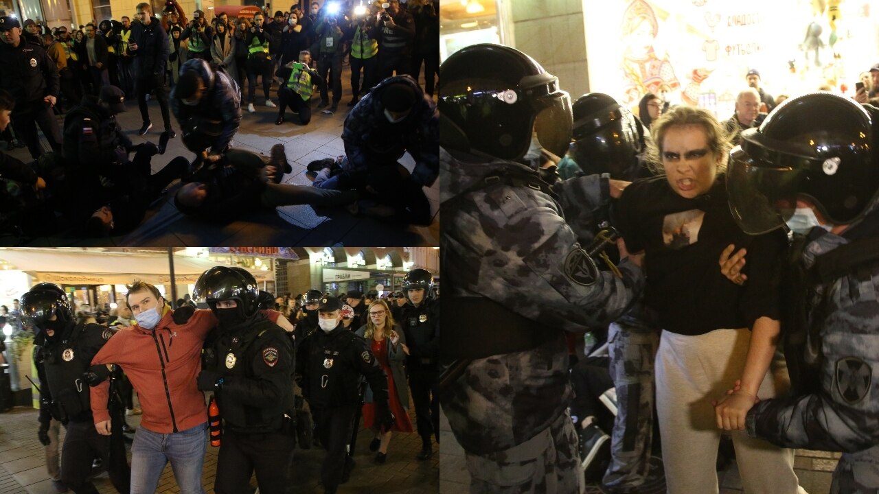 More Than 1,000 Protesters Arrested In Anti-mobilisation Rallies Across ...