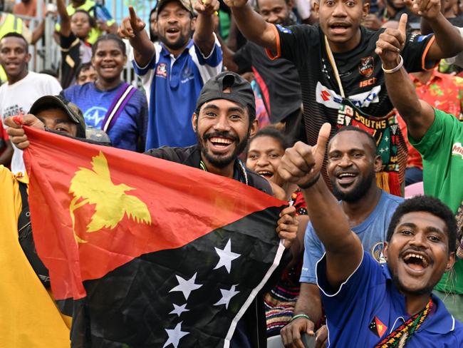 Papua New Guinea rugby league fans Picture NRL photos