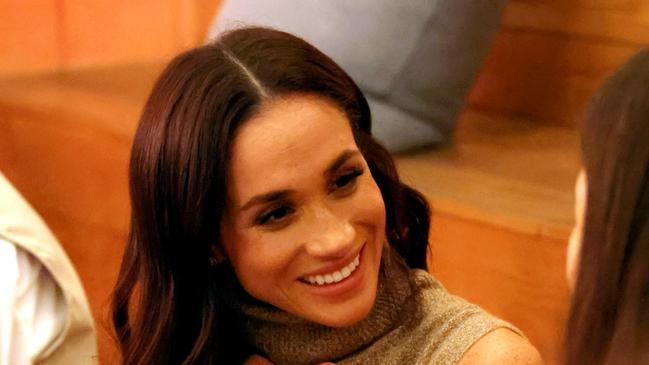 VENICE, CALIFORNIA - OCTOBER 26: (EXCLUSIVE COVERAGE)  Meghan, Duchess Of Sussex attends Holiday Dinner for The Welcome Project in Celebration of Community at Our Place on October 26, 2024 in Venice, California. (Photo by Eric Charbonneau/The Archewell Foundation via Getty Images)