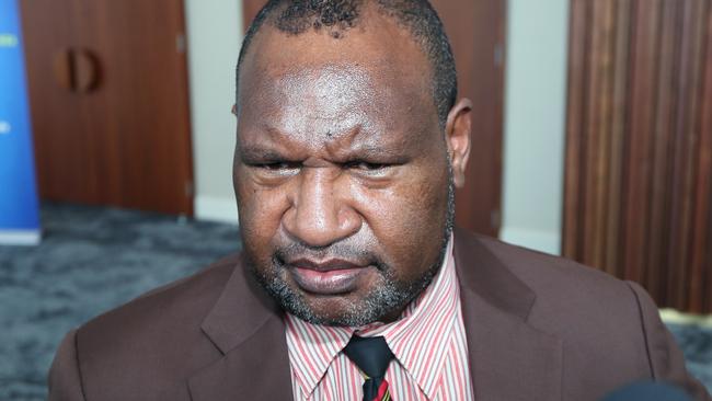 Papua New Guinea Prime Minister James Marape. Picture Gary Ramage