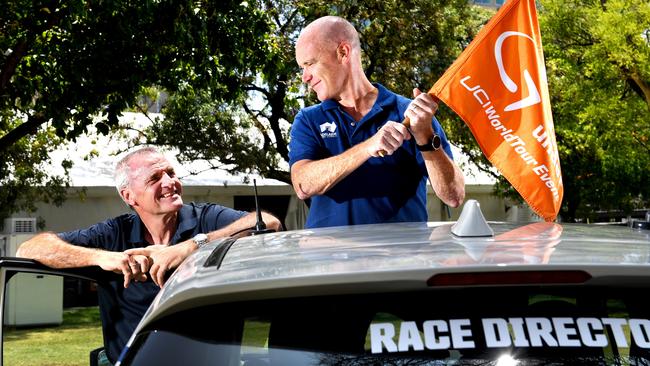 Mike Turtur is handing over the TDU race director reins to Stuart O'Grady. Picture: Tricia Watkinson