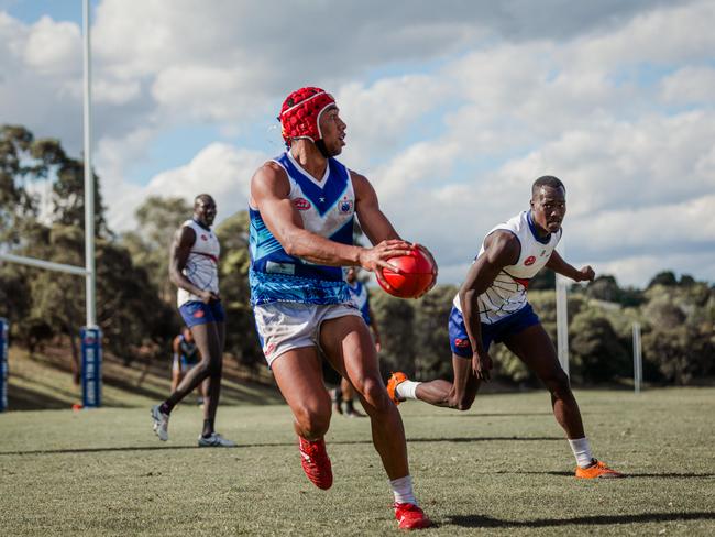 Samoa v South Sudan in Rugby 9s final Picture Supplied