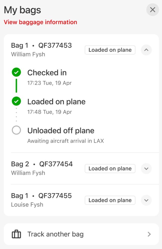 Qantas makes changes to app to track missing bags news Australia s leading news site